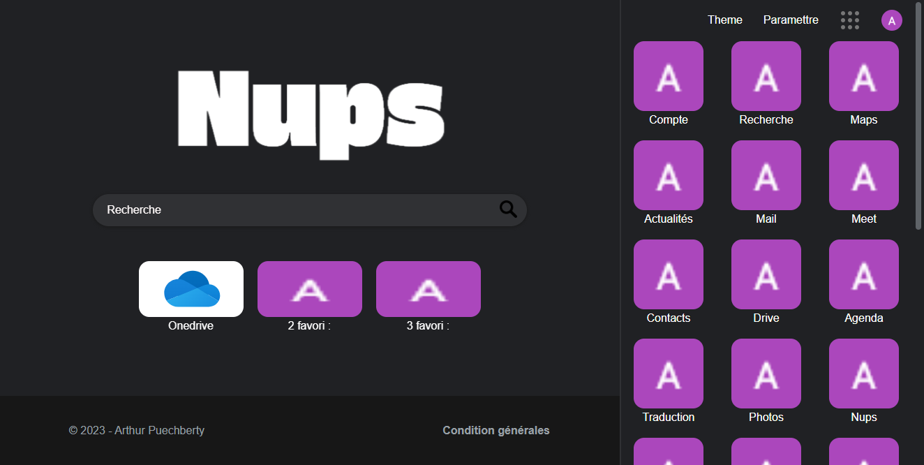 NUPS project